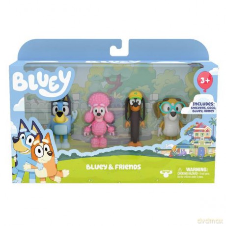 Bluey Figurki 4-pak Przyjaciele 13014 [FIGURKA]