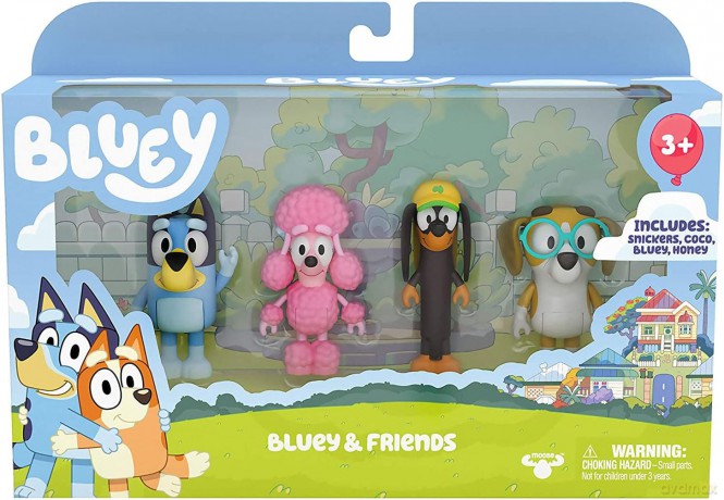 Bluey Figurki 4-pak Przyjaciele 13014 [FIGURKA]