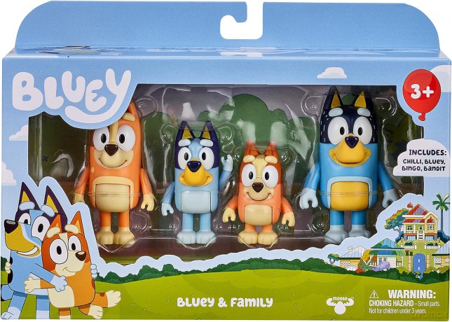 Bluey Figurki 4-pak Rodzinka 13009 [FIGURKA]