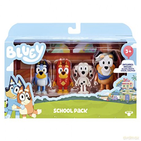 Bluey Figurki 4-pak szkolna paczka 13052 [FIGURKA]