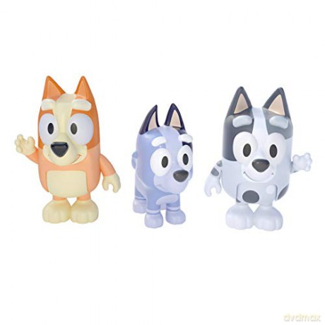 Bluey Figurki Kuzyni 3-pak Bingo, Socks i Muffin 13040 [FIGURKA]