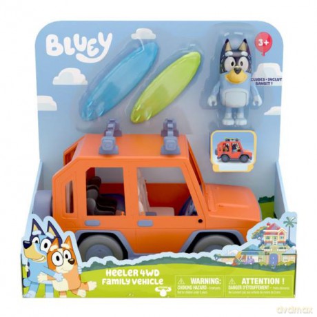 Bluey Rodzinne auto Heeler 4WD 13018 [FIGURKA]