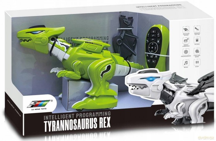 Dinozaur cyber na radio, zielony 1007978