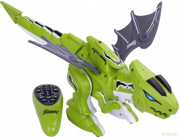 Dinozaur cyber na radio, zielony 1007978