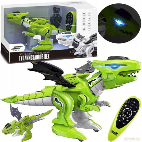 Dinozaur cyber na radio, zielony 1007978