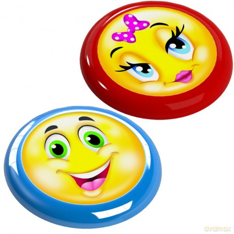 Dysk do rzucania Frisbee Buźka niebieska