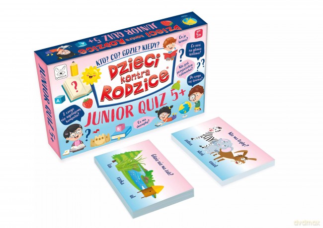 Gra Dzieci kontra Rodzice Junior Quiz 5+ Kangur [GRA]