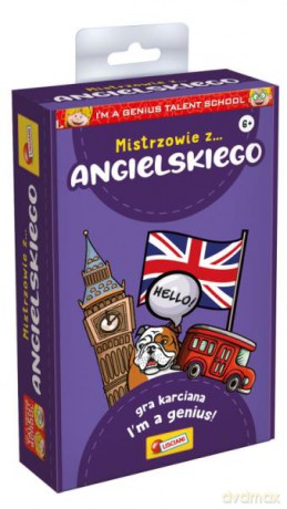I'm a Genius Talent School Mistrzowie z angielskiego - edukacyjna gra karciana PL92314 [GRA]