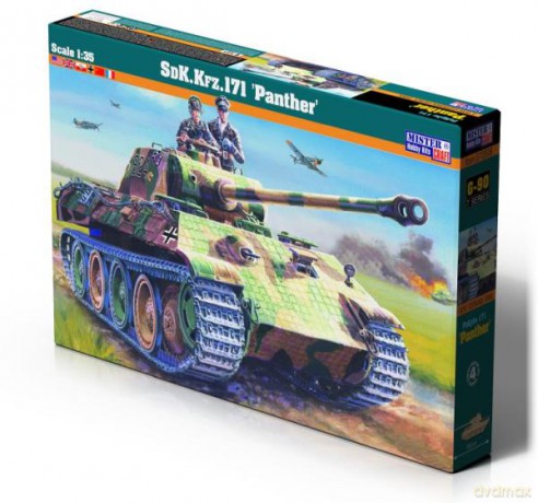 Model czołgu do sklejania G-90 SDKs. KFZ.171 Panther 1:35