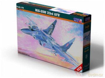 Model samolotu do sklejania start set SD-22 MIG-29M 23rd AFB 1:72