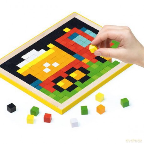 Mozaika drewniana Wooden Pixel Auta 14903