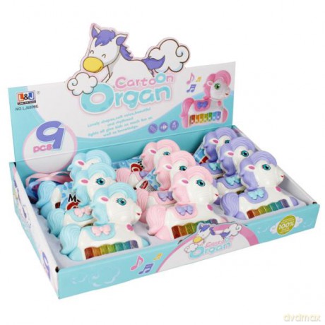 Pianinko Jednorożec 12cm 511547 mix