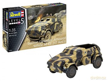 Pojazd do sklejania 1:35 03335 German Command Armoured Vehicle Sd.Kfz.247 Ausf.B