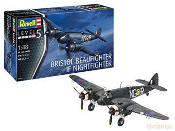 Samolot do sklejania 1:48 03854 Bristol Beaufighter IF Nightfighter