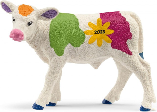 Schleich 72207 Kolorowe wiosenne cielę [FIGURKA]