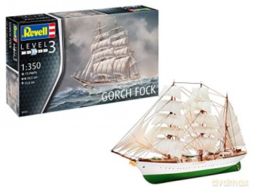 Statek do sklejania 1:350 05432 Gorch Fock