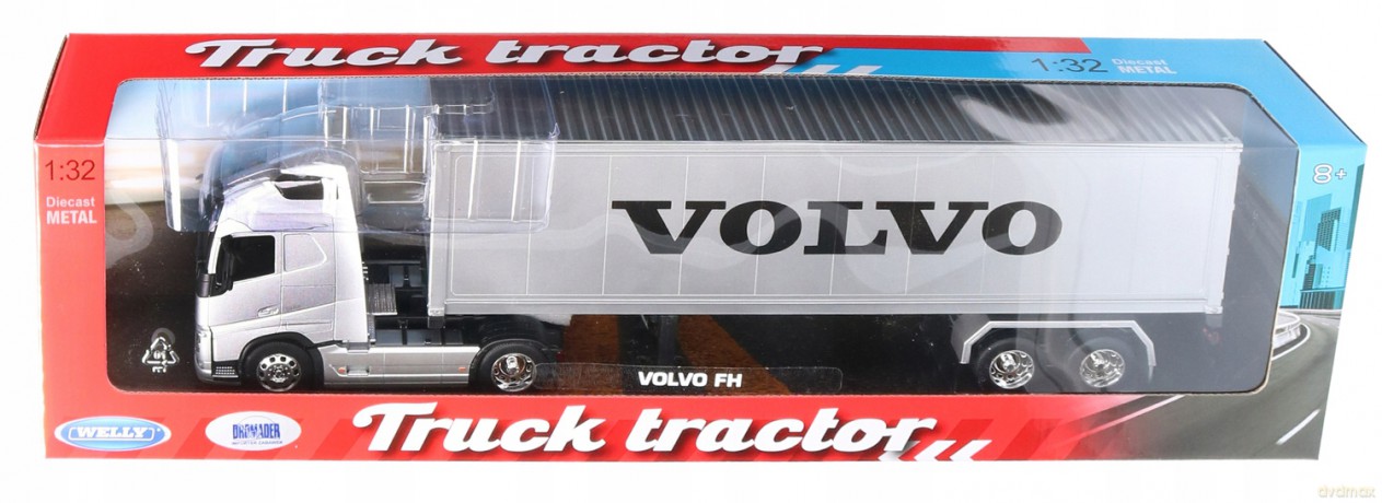 WELLY Truck z przyczepą 1:32 VOLVO FH