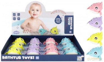 Zabawka do kąpieli Rybka 9cm nakręcana 499215 mix