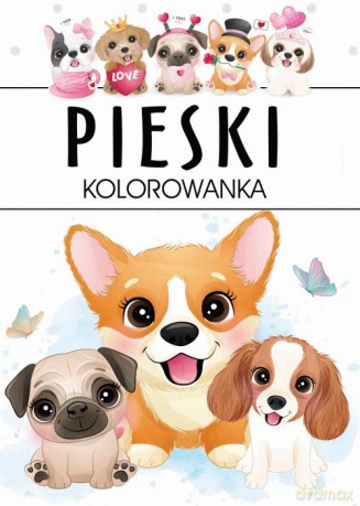 Pieski. Kolorowanka [KSIĄŻKA]