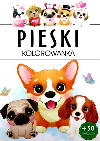 Pieski. Kolorowanka [KSIĄŻKA]