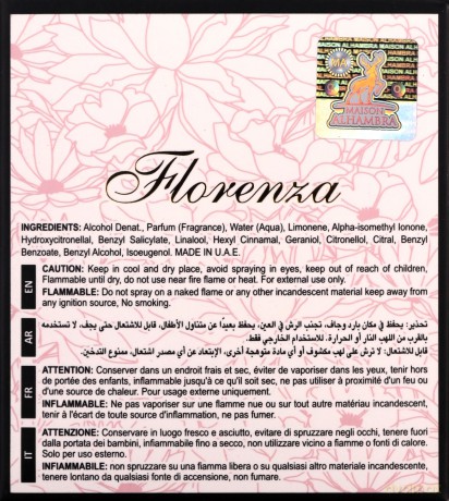 Alhambra Alhambra Florence - Woda Perfumowana - Volume: 100 ml