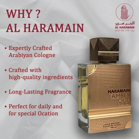 Al Haramain Amber Oud Gold Edition Extreme - Woda Perfumowana - Volume: 100 ml