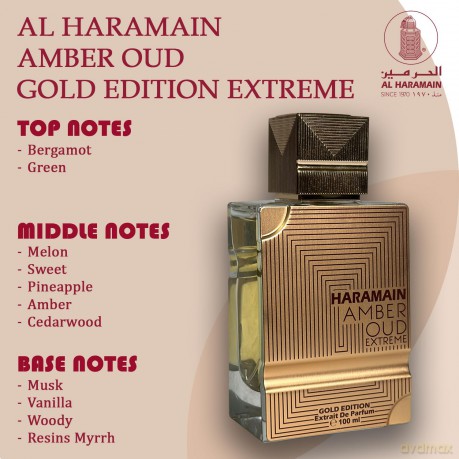 Al Haramain Amber Oud Gold Edition Extreme - Woda Perfumowana - Volume: 100 ml