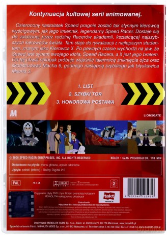 Speed Racer: Następna generacja: Szybki tor [DVD]