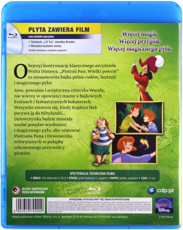 Piotruś Pan: Wielki Powrót (Disney) [Blu-Ray]