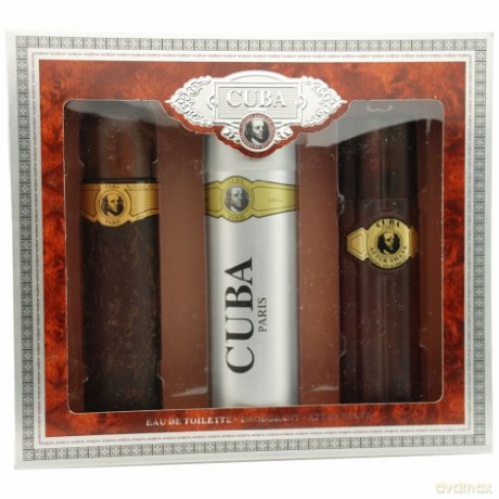 Cuba Gold - Woda Toaletowa 100 ml + deodorant 200 ml + voda po holení 100 ml