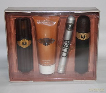 Cuba Gold - Woda Toaletowa 100 ml + Woda Toaletowa 35 ml + voda po holení 100 ml + sprchový gel 200 ml