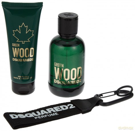 DsquaredÂ˛ Green Wood - Woda Toaletowa 100 ml + shower gel 100 ml + keychain