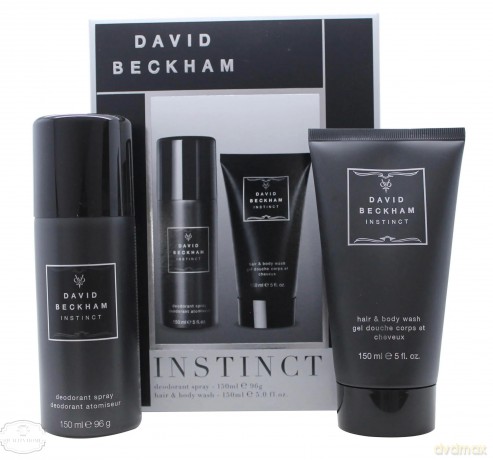 David Beckham Instinct - deodorant ve spreji 150 ml + sprchový gel 150 ml