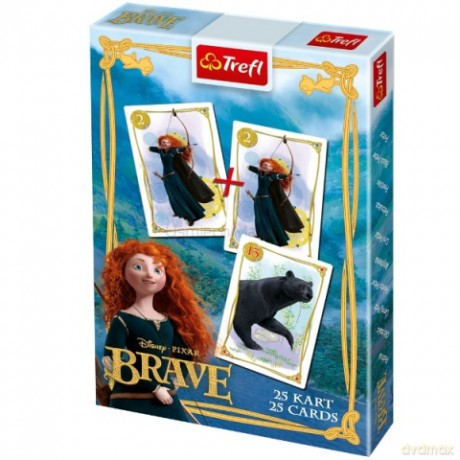 TREFL Karty Piotruś Merida Waleczna (Disney) 08416 [KARTY]