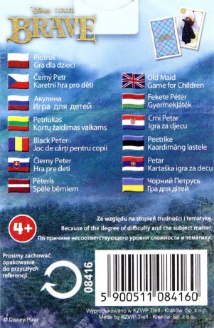 TREFL Karty Piotruś Merida Waleczna (Disney) 08416 [KARTY]