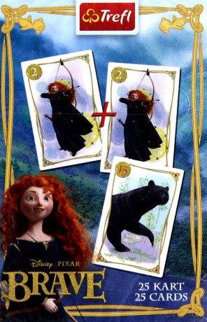 TREFL Karty Piotruś Merida Waleczna (Disney) 08416 [KARTY]
