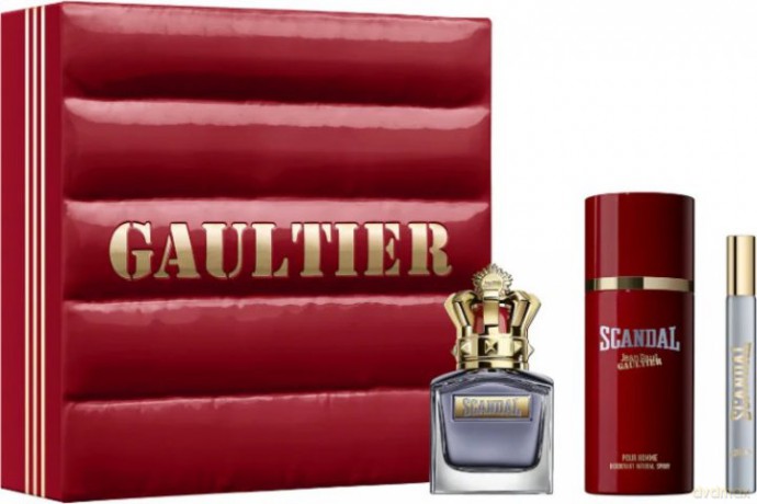 Jean P. Gaultier Scandal For Him - Woda Toaletowa 50 ml + deodorant ve spreji 150 ml + Woda Toaletowa 10 ml