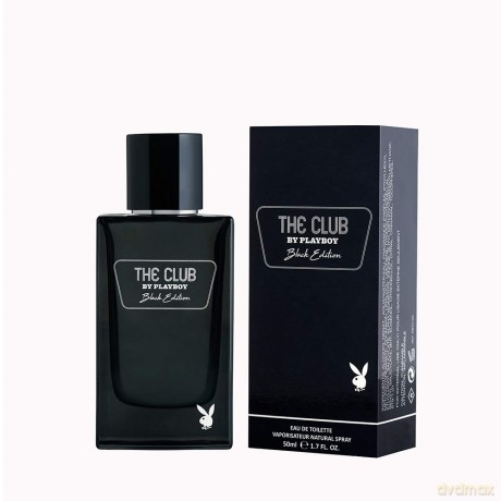 Playboy The Club Black Edition - Woda Toaletowa - Volume: 50 ml