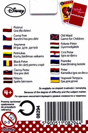 TREFL Karty Piotruś Minnie 08294 [KARTY]