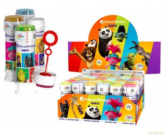 Bańki 60 ml. - DreamWorks display 36 sztuk