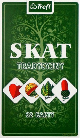 TREFL Karty 32 Listki Skat Tradycyjny 08317 [KARTY]