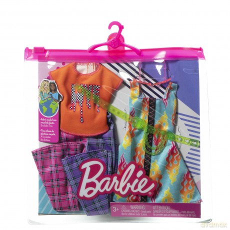 Barbie Ubranka + akcesoria 2pak HJT34