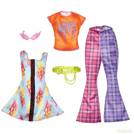 Barbie Ubranka + akcesoria 2pak HJT34