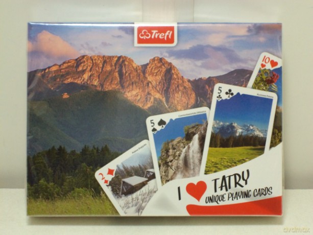 TREFL Karty 55 el. Listków Tatry Góry 08361 [KARTY]