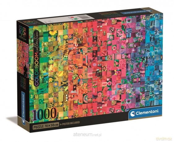CLEMENTONI 1000 el. Compact Colorboom Collection [PUZZLE]