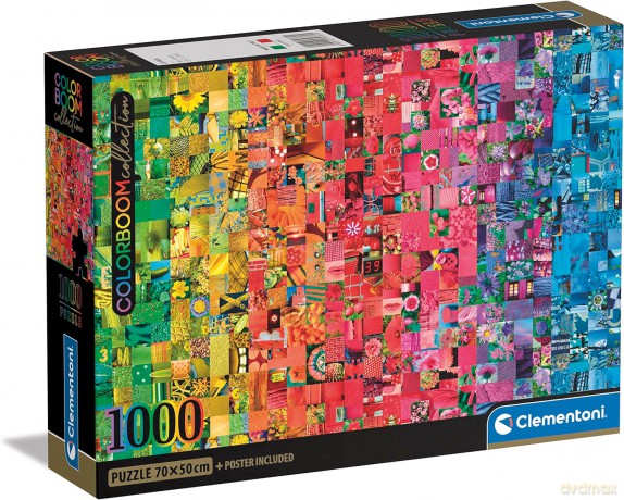 CLEMENTONI 1000 el. Compact Colorboom Collection [PUZZLE]