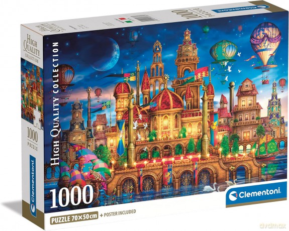 CLEMENTONI 1000 el. Compact Downtown [PUZZLE]