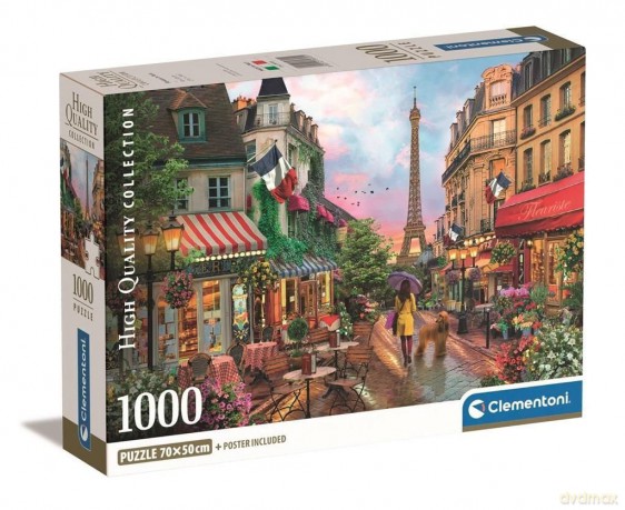 CLEMENTONI 1000 el. Compact Flowers in Paris [PUZZLE]