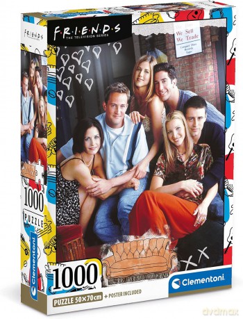 CLEMENTONI 1000 el. Compact Friends [PUZZLE]