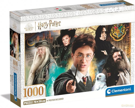 CLEMENTONI 1000 el. Compact Harry Potter [PUZZLE]